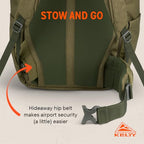 Redwing Traveler 40L Backpack (Burnt Olive / 40L)