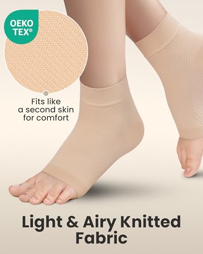 Ankle Compression Sleeve (Beige / 4XL)