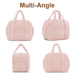 Corduroy Lunch Box Lunch Bag for Women Men (A-Pink / Small - 7L)