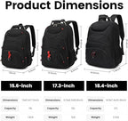 Laptop Backpack for men (15.6 / Black)