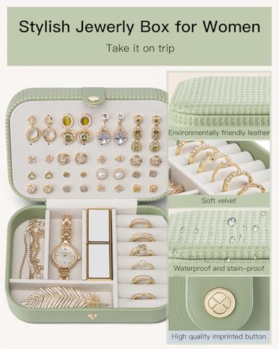Travel Jewelry Case (Green)