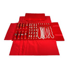 Travel Jewelry Case (Red(4 Earring+6 Necklace+8 Ring))