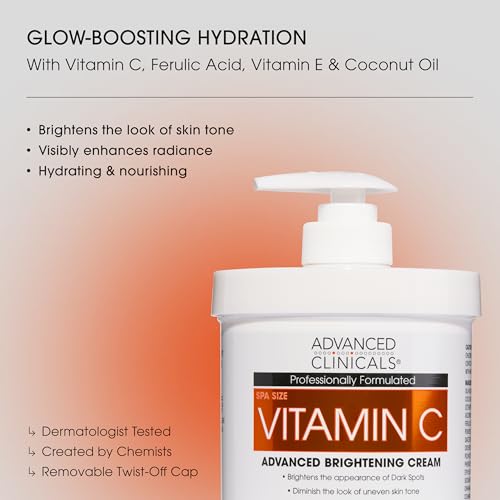 Brightening Vitamin C Cream + 5% Niacinamide Serum W (Vitamin C Cream + 5% Niacinimide Serum Set / 2 Piece Set)