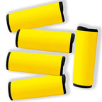 Neoprene Luggage Handle Wraps for Traveling Bright Color Luggage Tags (Gold)