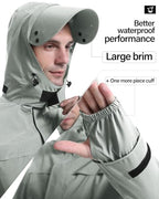 Rain Suit Waterproof Breathable Lightweight 2 (Medium / Light Khaki)