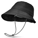 Lightweight Bucket Hat for Women Quick (One Size-Medium / Black)