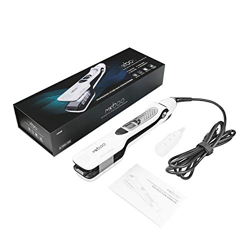 Hair Straightener with Steam (White)