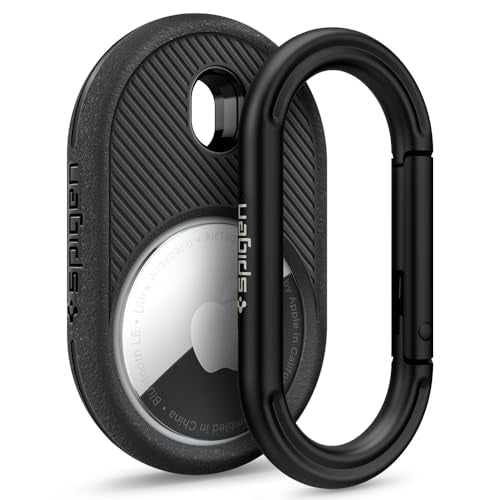 Caseology by Spigen for AirTag Keychain Case (Matte Black)