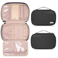 Jewelry Travel Case Organizer for Necklaces (Black)