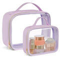 Clear Makeup Bag Travel (01 Purple / Full Vacation (Mixed Sizes))