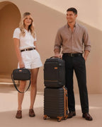 Luggage Set Hardside Suitcase (3 piece set (BP/TB/20) / Charcoal)