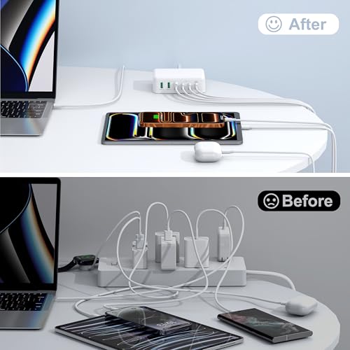 USB C Fast Charger Block (White / 150W)
