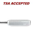 TSA Accepted Luggage Travel Lock (Solid Lock / 2 Pack / Silver)