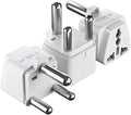 South Africa Botswana Travel Adapter (White)