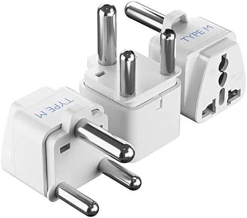 South Africa Botswana Travel Adapter (White)