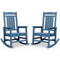 Outdoor Rocking Chair Set of 2 (Blue / 2 Packs)