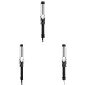 Conair Instant Heat 1¼-Inch Curling Iron,1¼-Inch Barrel Produces Loose Curls,Hair Curler for Medium and Long Hair,25 Heat Settings,Black,(Pack of 3)