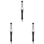 Conair Instant Heat 1¼-Inch Curling Iron,1¼-Inch Barrel Produces Loose Curls,Hair Curler for Medium and Long Hair,25 Heat Settings,Black,(Pack of 3)