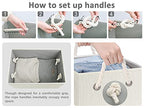 Storage Bins with Lids (Slub White / Large)