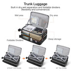 28 Inch Checked Luggage (Jet Black / 28 Inch)