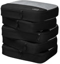 5pc Large Packing Cubes for Travel (5pc Black / Large)