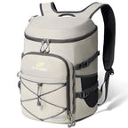 Backpack Coolers Insulated Leak Proof 36 (Light Gray / 54 Cans)