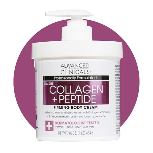 Collagen Peptides Body Lotion & Face Moisturizer (5 - Collagen Peptides Firming Cream / 16 Ounce (Pack of 1))