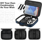 Cord Organizer Travel for Men (Navy Blue / Large)