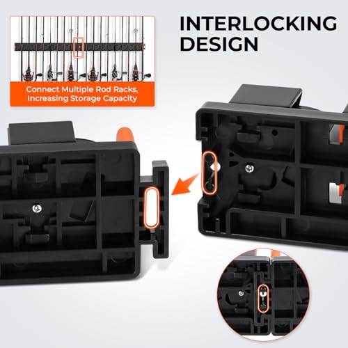 Vertical Fishing Rod Holder (V8 - 1 Pack)