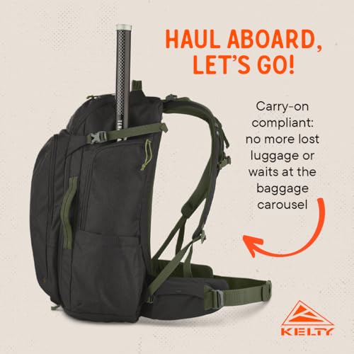Redwing Traveler Backpack (Black / 40L)