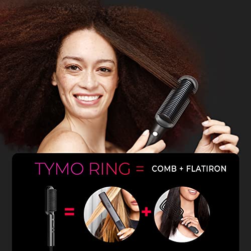Hair Straightener Brush (Black)