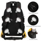 Nerlion 40L Hiking Backpack Travel Backpack for Men Women Camping Waterproof Outdoor Hiking Daypack Lightweight Backpack (A5- Yellow)
