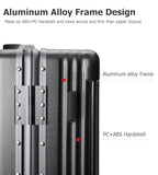 PC Hardside Carry On Luggage (A4-Grey (zipperless closure) / 22.5")
