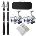 Fishing Rod 6.9ft 2Pcs Telescopic Fishing Rods Set (2.1M 6.89Ftt)