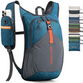 15L Small Hiking Backpack for Men Women Foldable Packable Back Pack Ultralight Hiking Daypack for Travel Camping Outdoor (Turquoise / 15L)