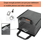 Lunch Bags for Women Insulated Reusable Lunch Tote with Internal Pocket (Charcoal Grey / 1 pack)