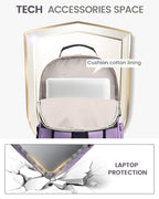 Laptop Backpack for Women (Purple / 17-Inch)