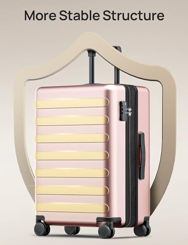 Large Checked Luggage 28 Inch (01-Pink (Expandable) / Checked 28-Inch)