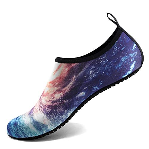 Water Shoes for Women Men Quick (10-11 Women/9-10 Men / Galaxy)