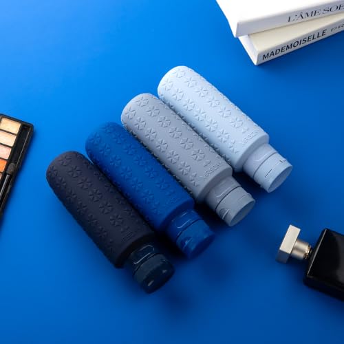 Travel Bottles for Toiletries (Navy / 6 Ounces)