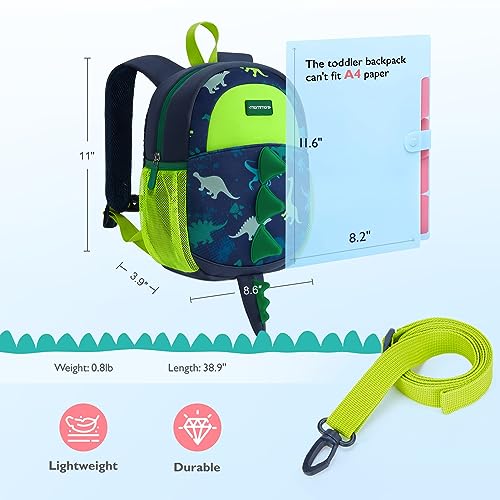 Toddler Backpack for Boys 2 (Dinosaur / Neoprene Toddler Backpack)