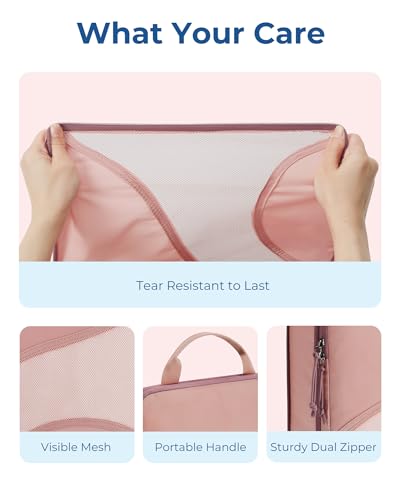 Compression Packing Cubes (Dark Pink)