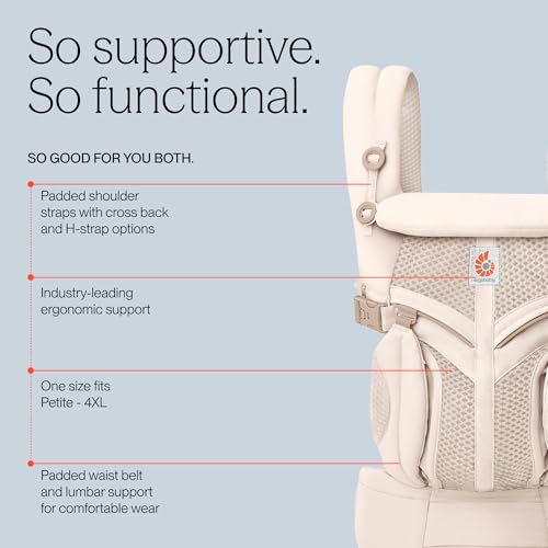 Omni Classic Baby Carrier for Newborn to Toddlers 0 (Pearl Grey)