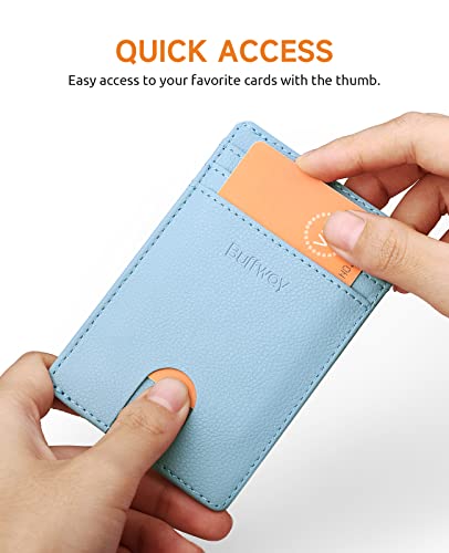 Mens Slim Wallet (Chicago Blue Grey)
