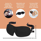 40 Blinks No Pressure Printed Eye Mask for Travel & Sleep (Foil / 1 Count (Pack of 1))