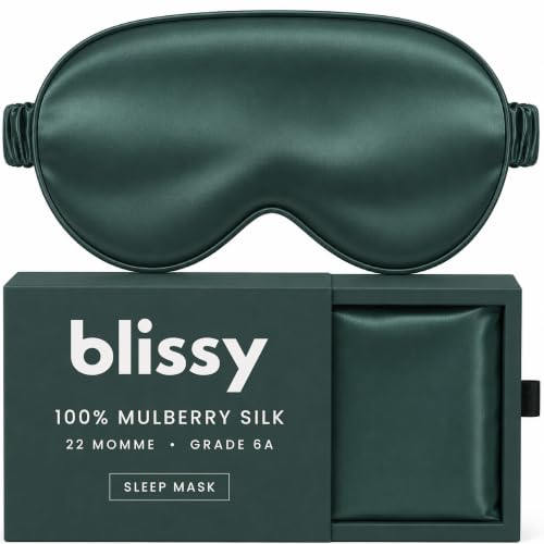 Silk Sleep Mask (Emerald)