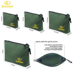 Premium Canvas Tool Pouch Zipper Bag (13/11.5/9.5/7.5 inch / Army Green)