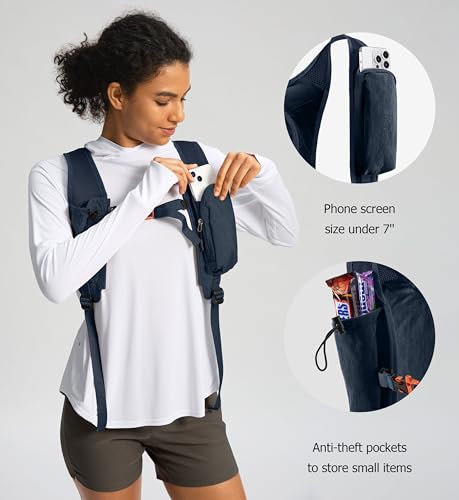 10L Small Hiking Backpack Travel Daypack Lightweight Packable Back Pack for Women Men (Dark Navy)