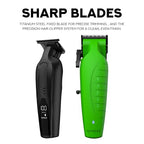 2-in-1 Vader Clipper & Trimmer Kit | Cordless Beard Trimmer & Mens Clippers Set for Barbers or Home | with DLC Coated Blades | Acid (Acid)