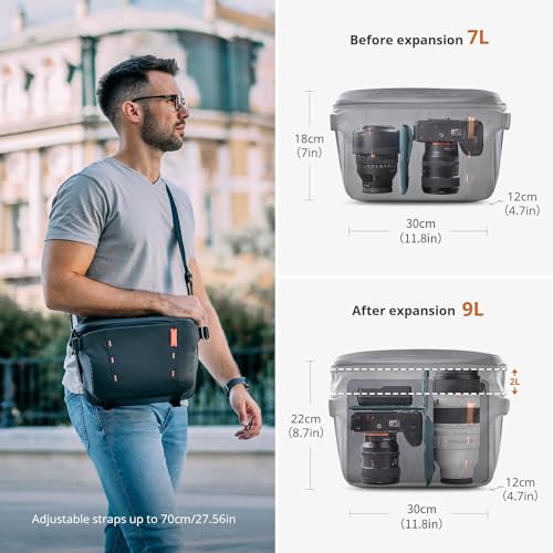 OneMo Sling Camera Bag 7L (7L-9L / Onemo Sling 7l / Black)